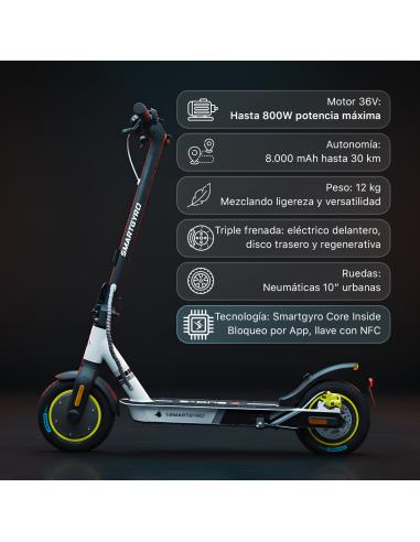 Patinete eléctrico smartGyro Z-One 2 Gray Certificado
